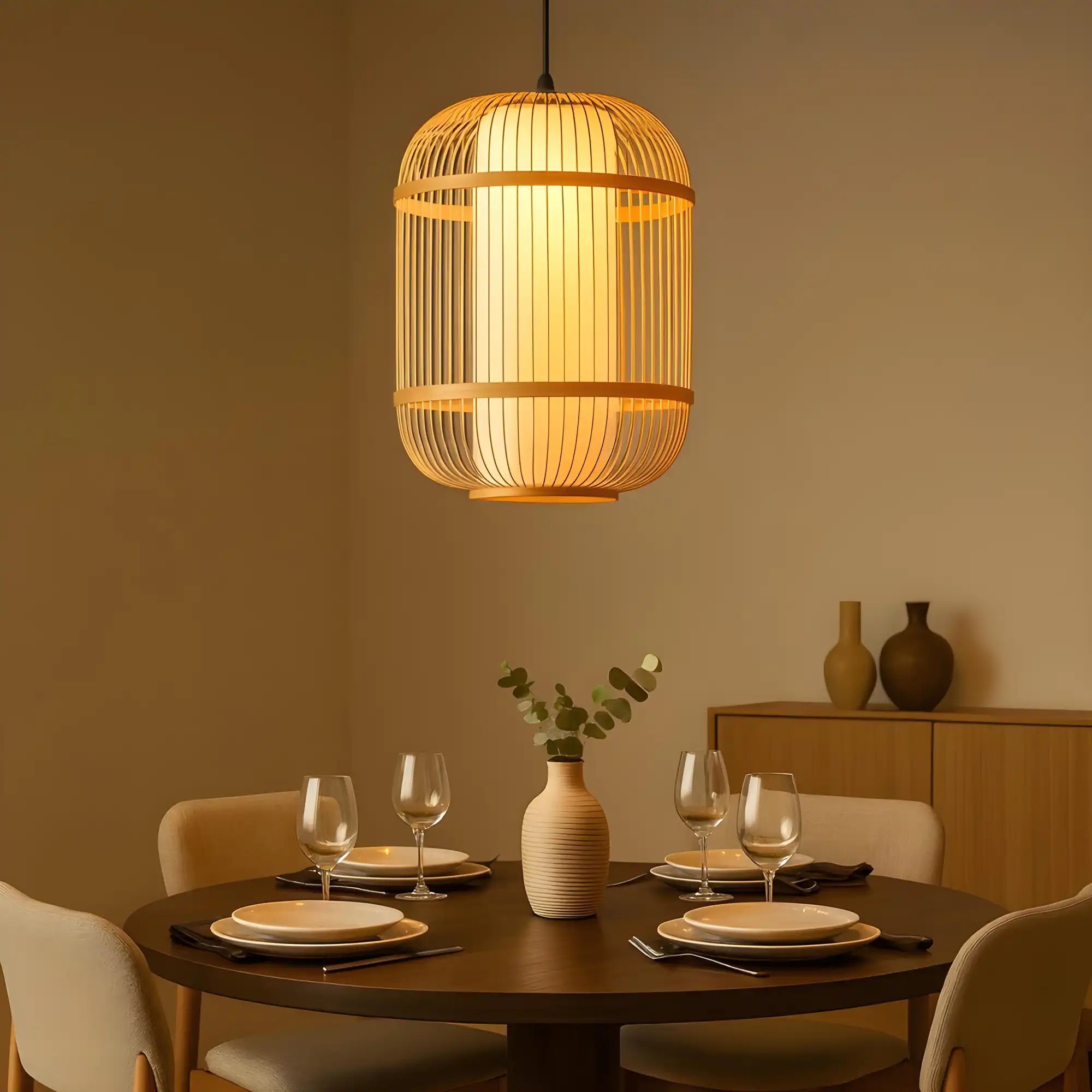 Bamboo Lamp | Rattan Pendant Lamp